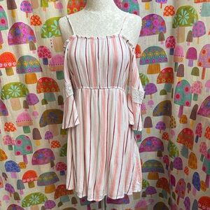 Love Delirious Maternity Col Shoulder Dress. Large